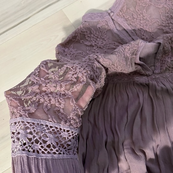 American Eagle Outfitters Fairycore Boho Festival Bell Sleeve Top Small - Picture 14 of 15